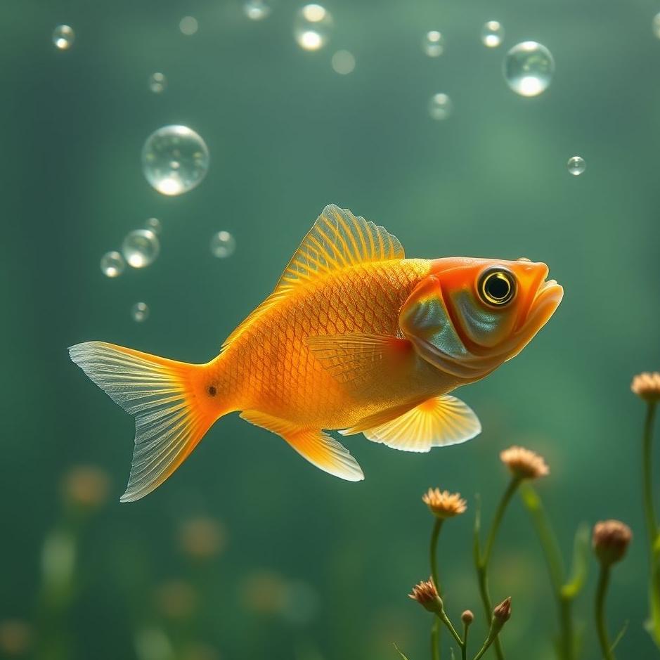 Dream : Small fish growing in a dream