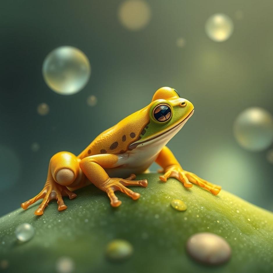 Dream : Small frog in a dream