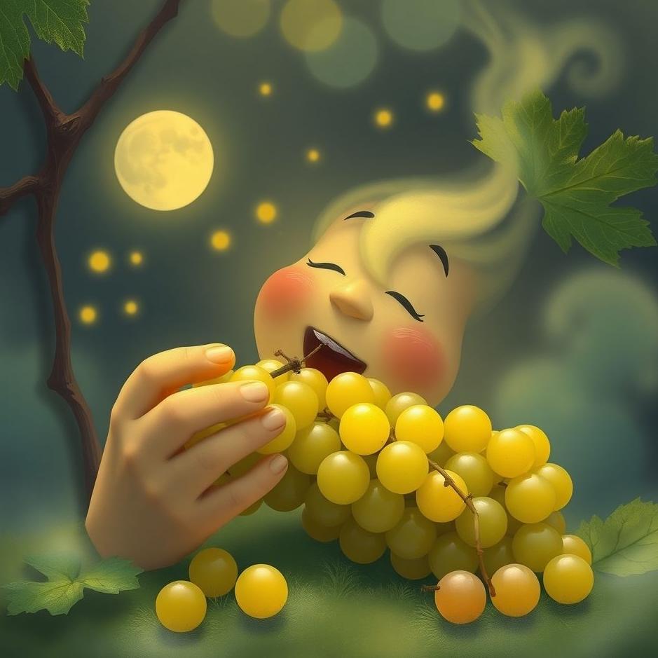 Dream : Small-grape eating in a dream