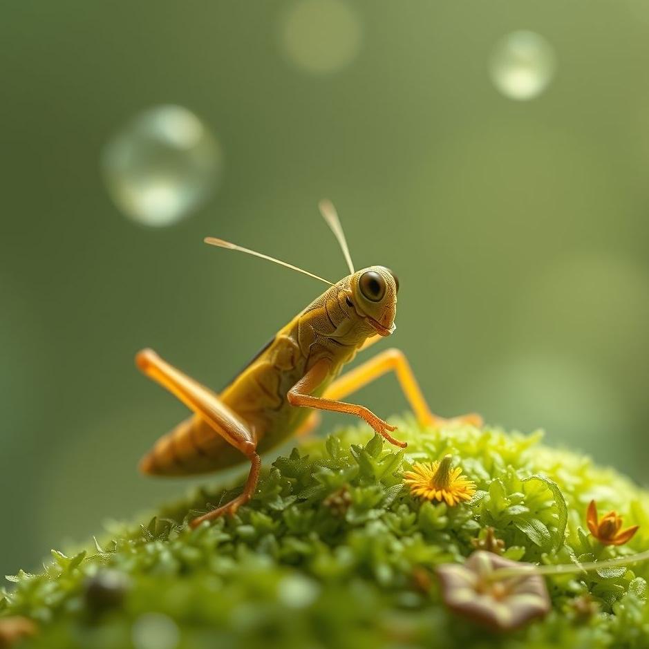 Dream : Small grasshopper in a dream