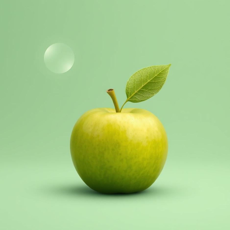 Dream : Small green apple in a dream