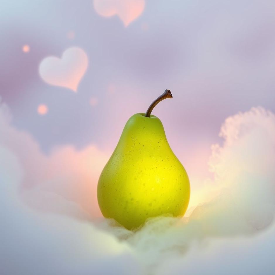 Dream : Small green pear in a dream