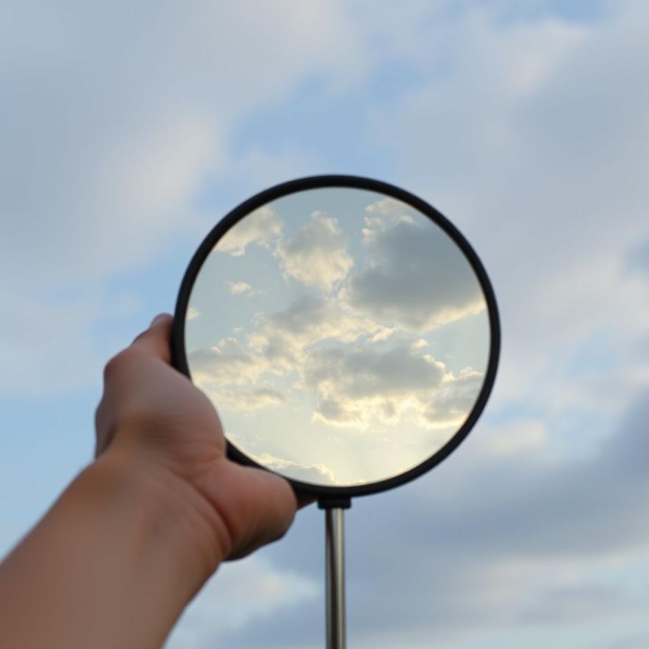 Dream : Small hand mirror in a dream