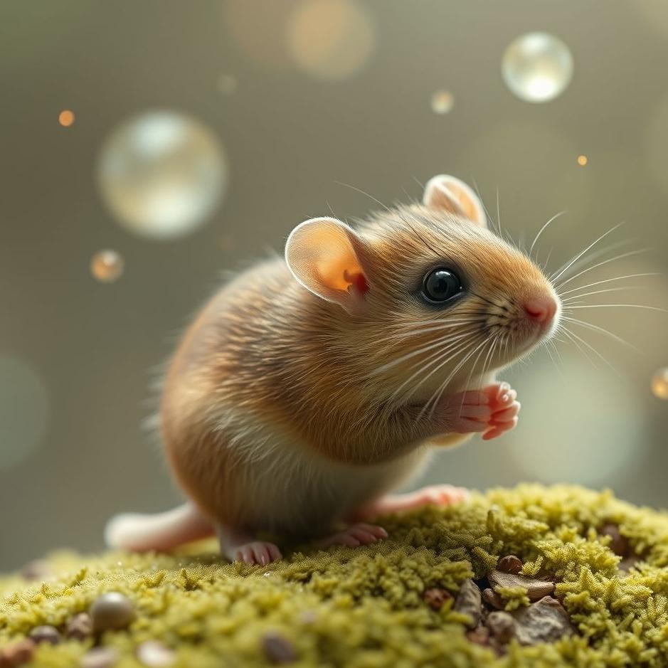 Dream : Small hazelnut mouse in a dream