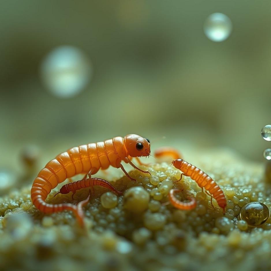 Dream : Small maggots in a dream