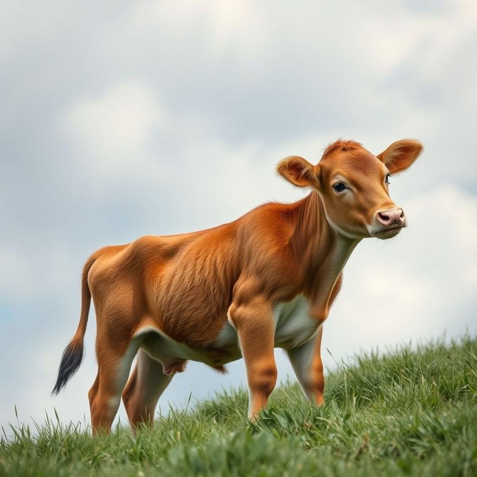 Dream : Small male calf in a dream