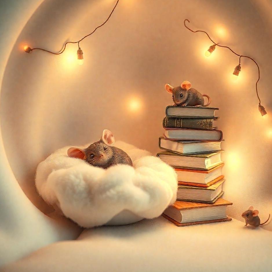 Dream : Small mice at home in a dream