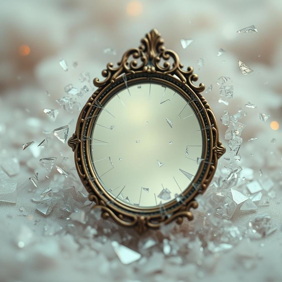 Dream : Small mirror breaking in a dream