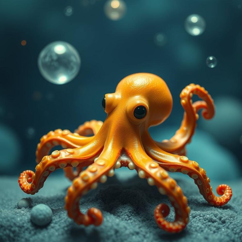 Dream : Small octopus in a dream