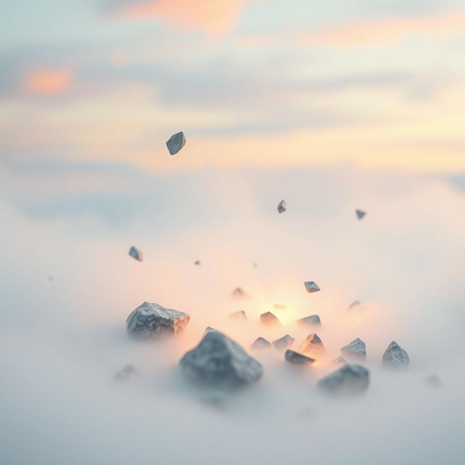 Dream : Small pieces of rock in a dream