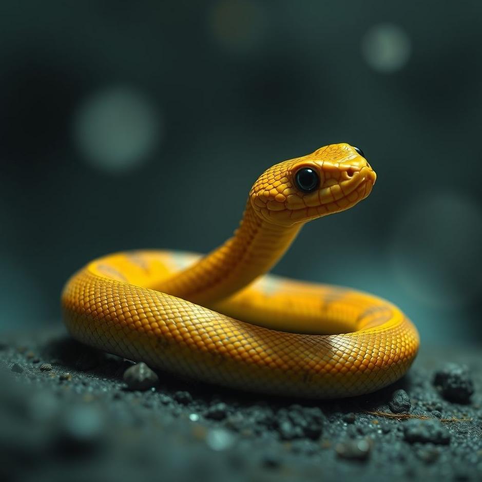 Dream : Small poisonous snake in a dream