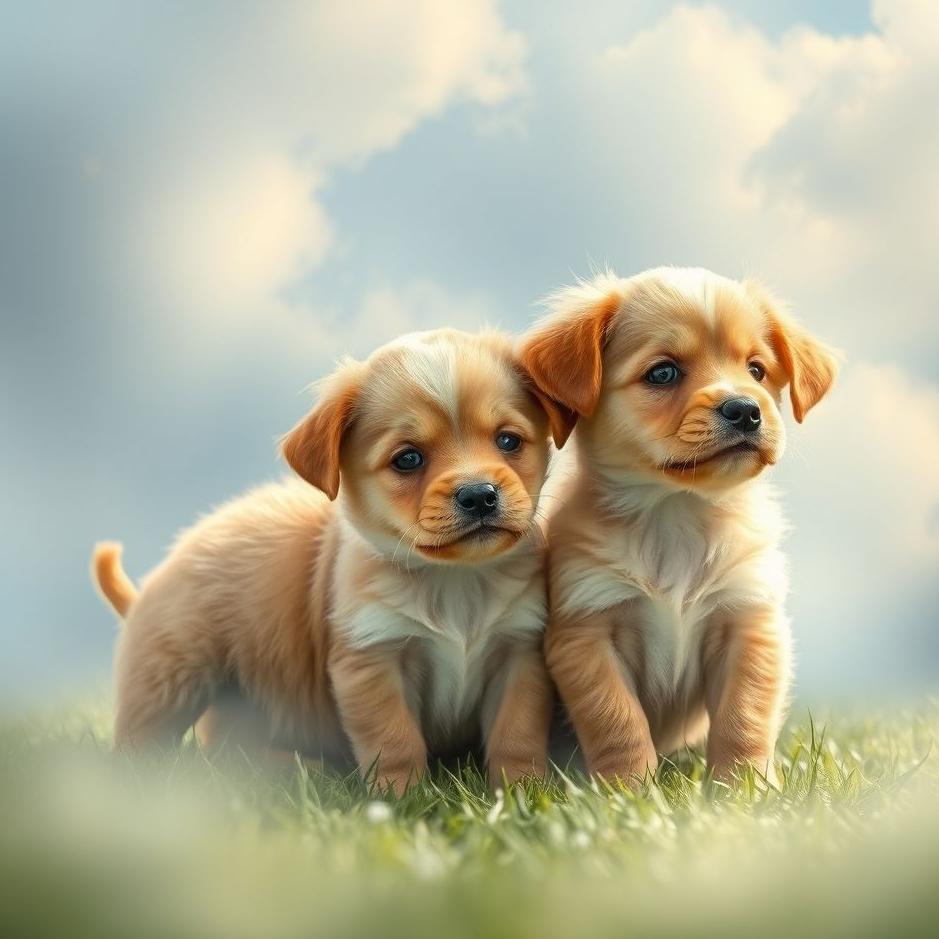 Dream : Small puppies in a dream