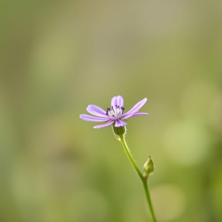 Dream : Small purple flower in a dream