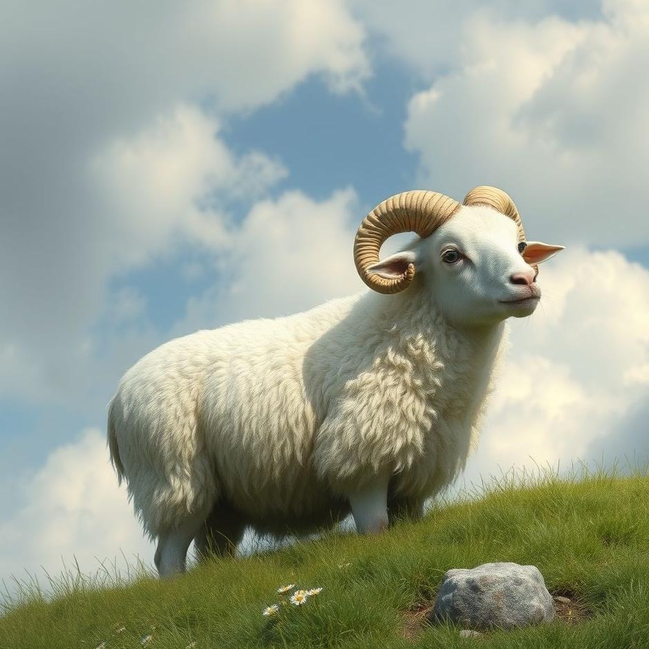 Dream : Small ram in a dream