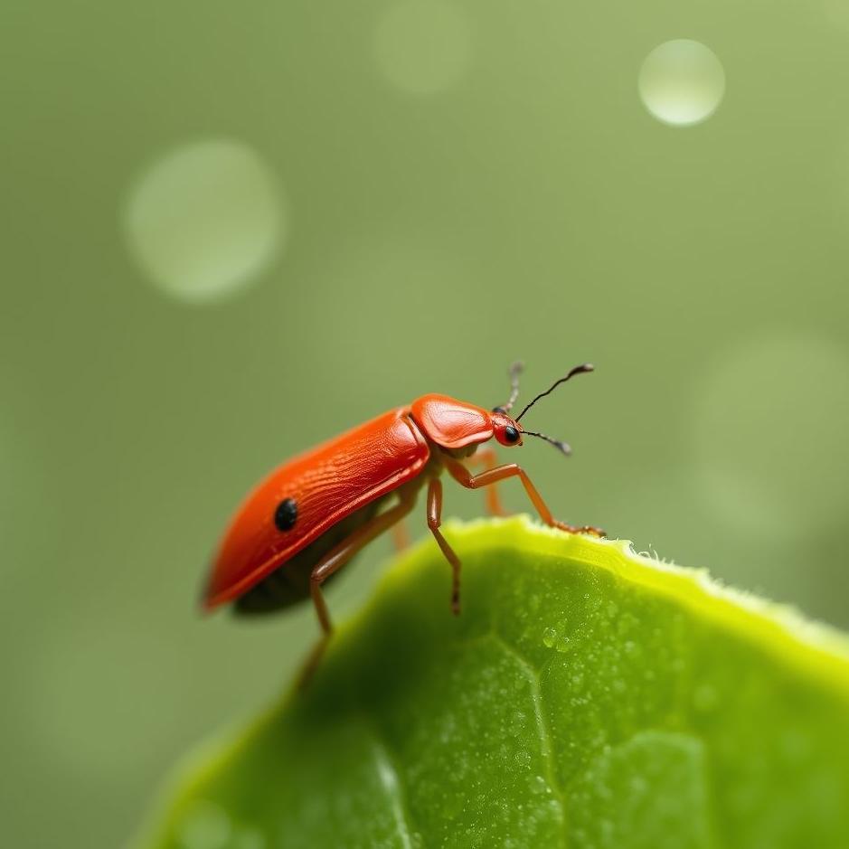 Dream : Small red bug in a dream