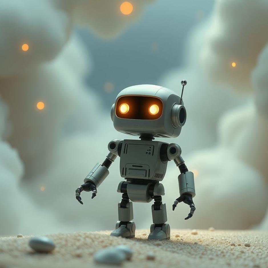 Dream : Small robot in a dream