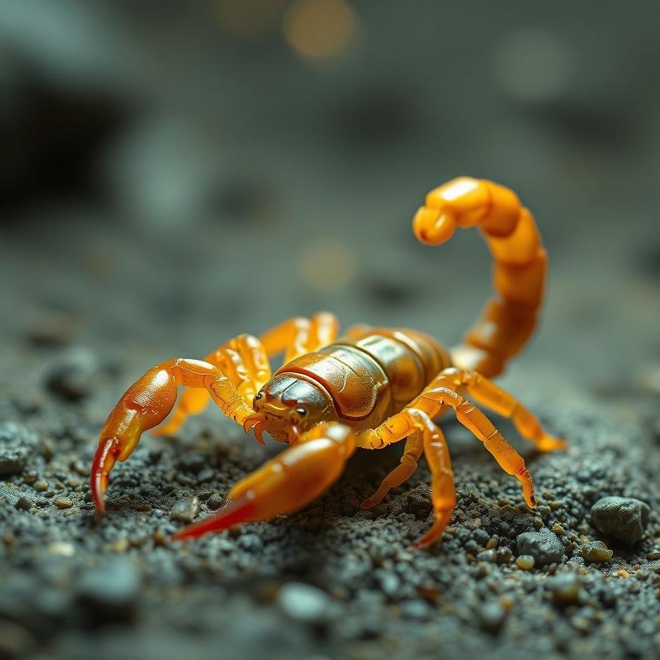 Dream : Small scorpion in a dream