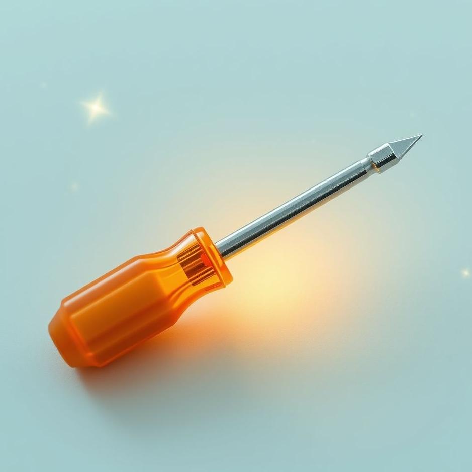 Dream : Small screwdriver in a dream