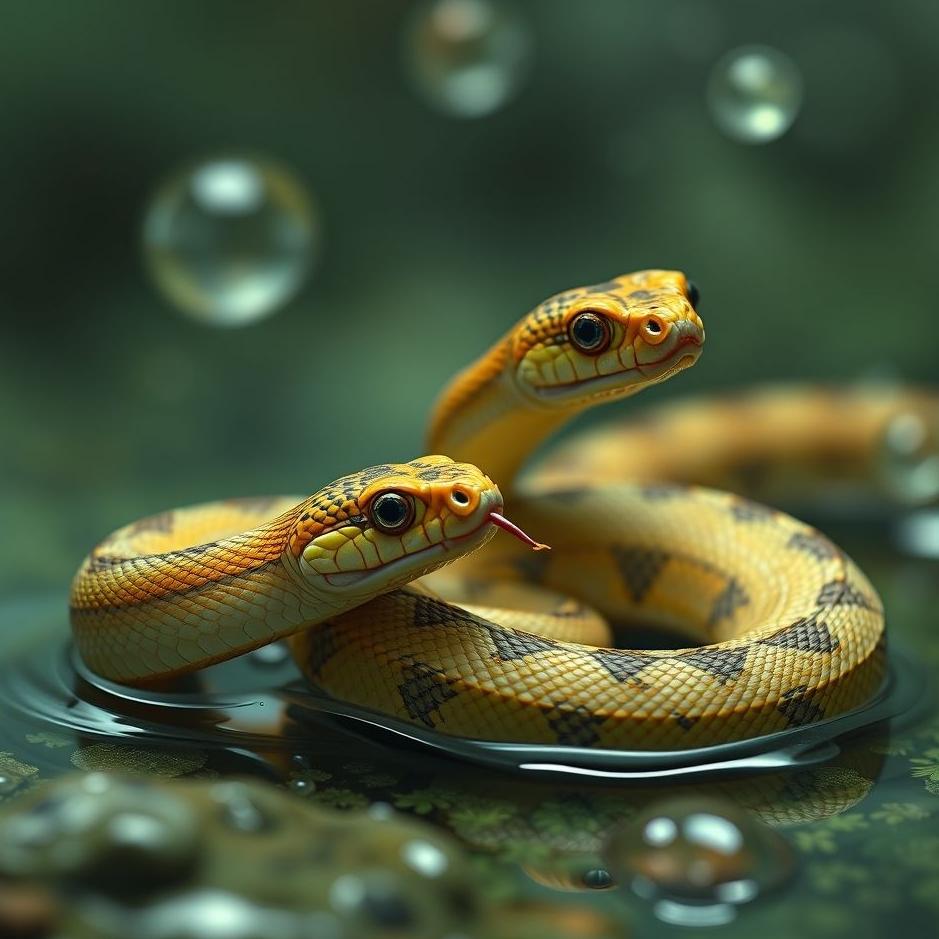 Dream : Small snakes biting in a dream