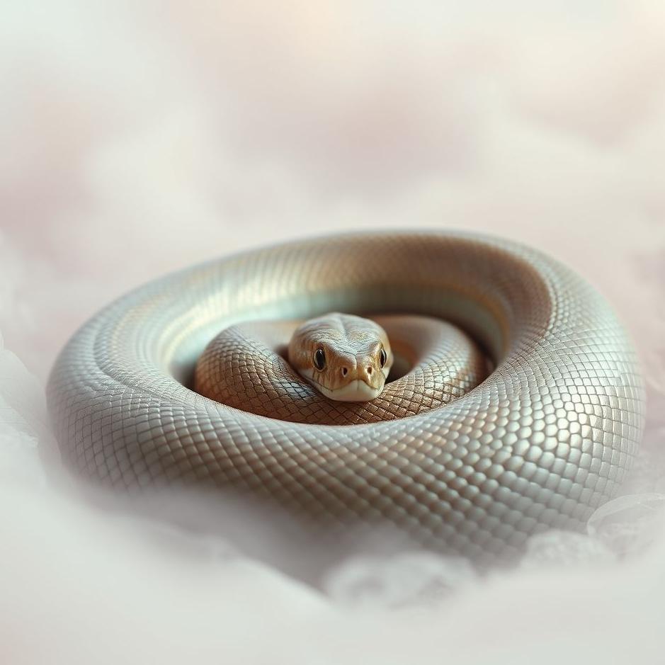 Dream : Small thick snake in a dream
