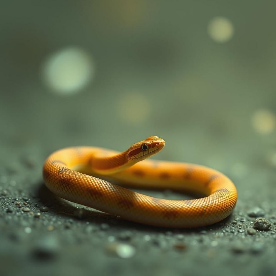 Dream : Small thin snake in a dream