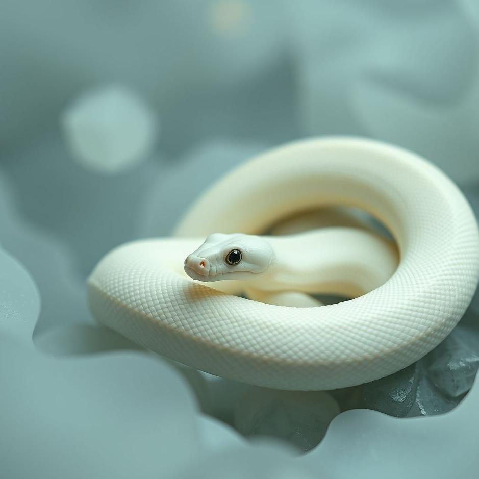 Dream : Small white snake in a dream