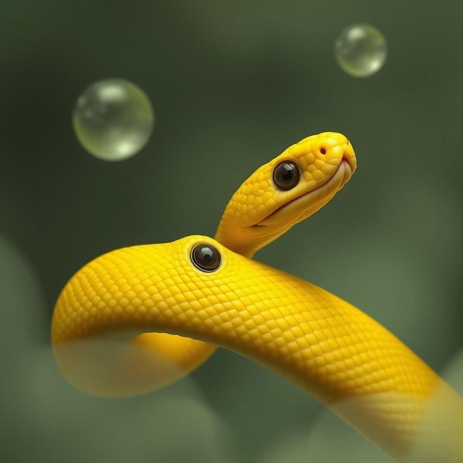 Dream : Small yellow snake bite in a dream