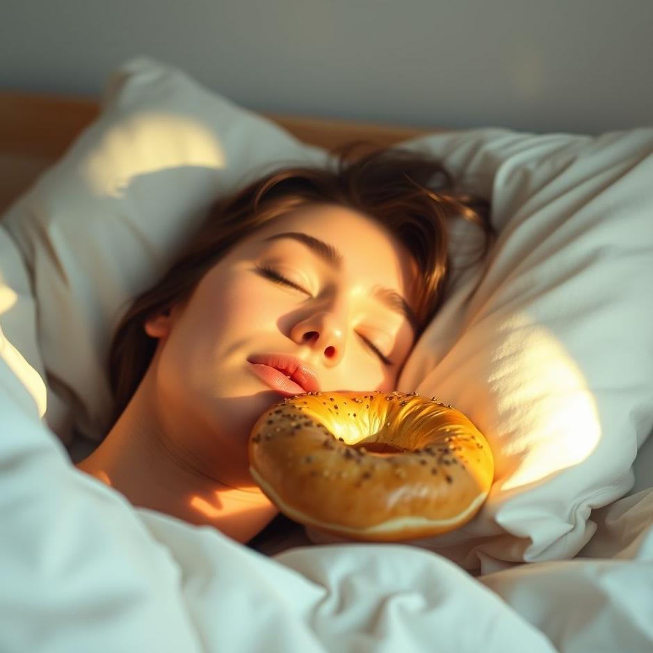 Dream : Smelling a bagel in a dream