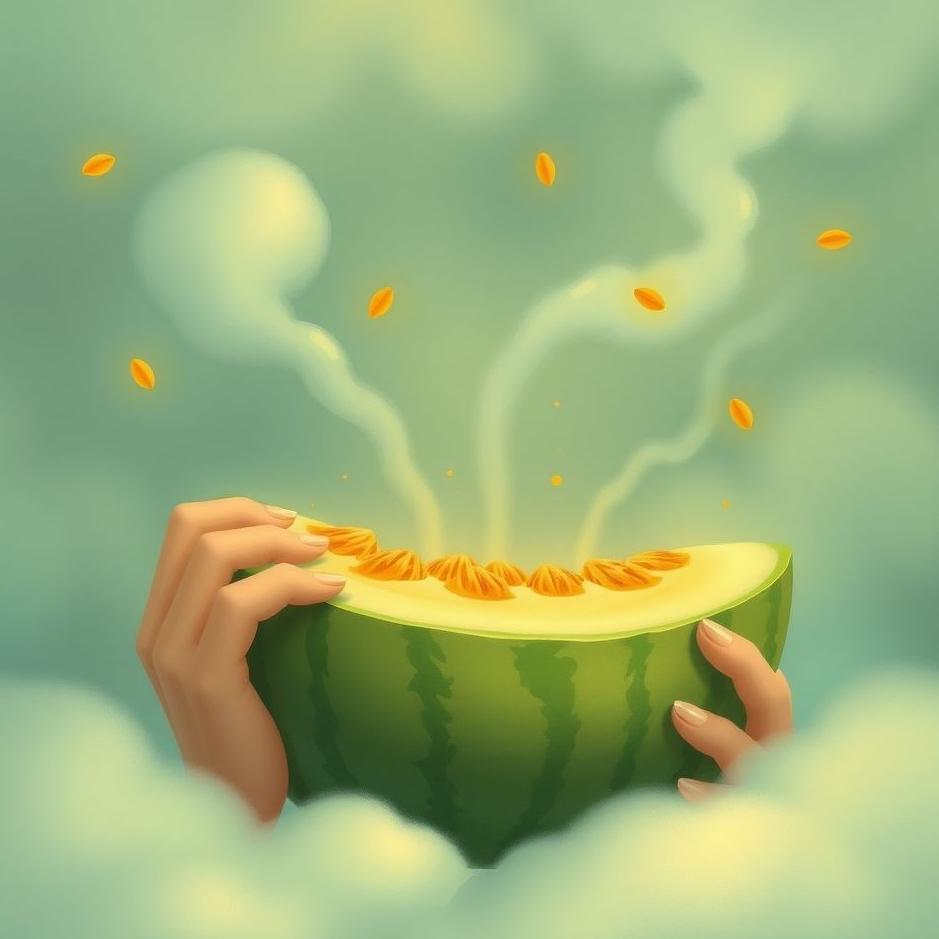 Dream : Smelling a melon in a dream