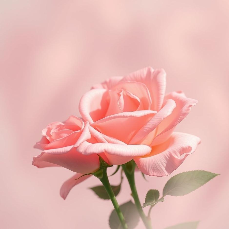 Dream : Smelling a pink rose in a dream