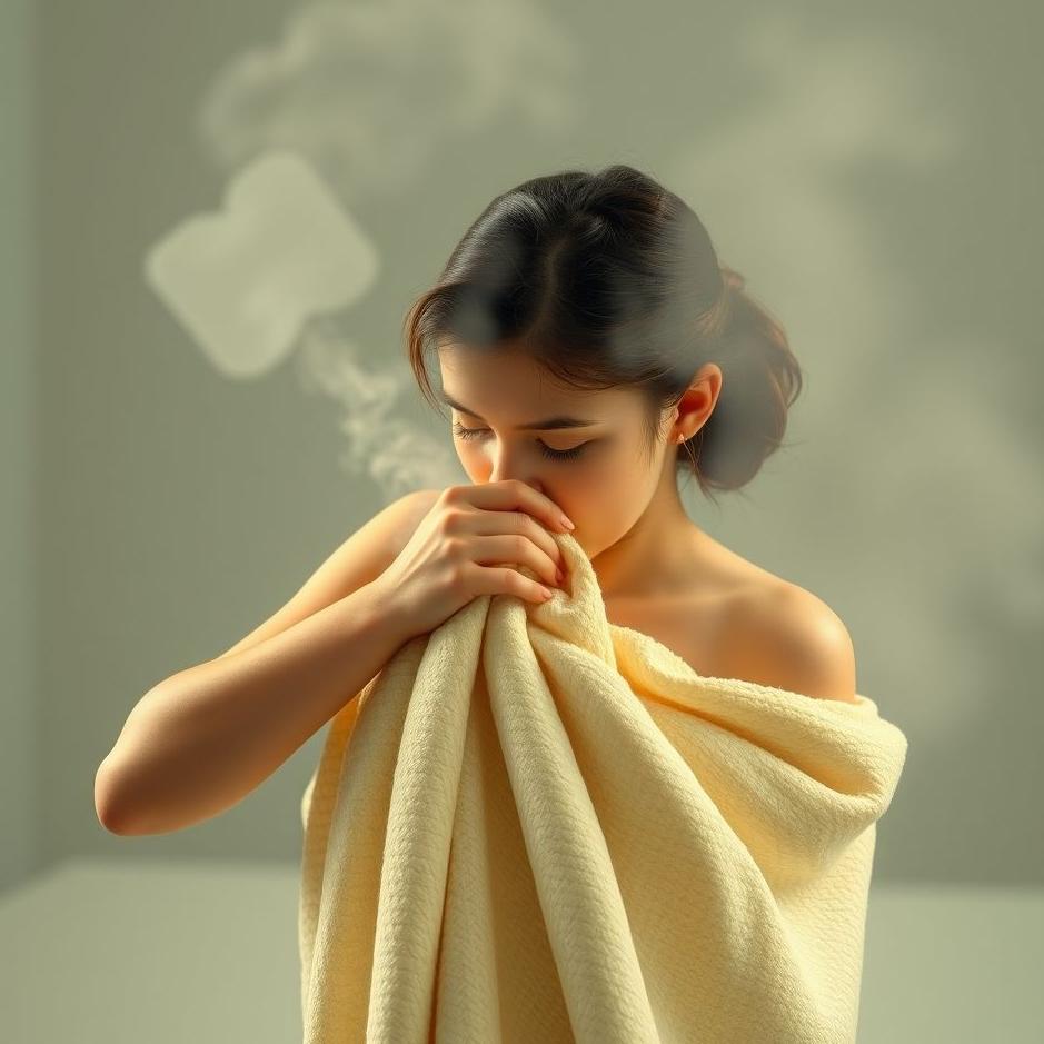Dream : Smelling a towel in a dream