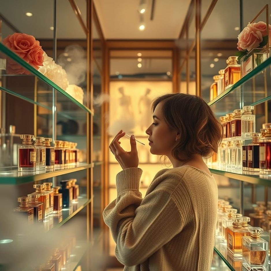 Dream : Smelling and buying perfume in a dream