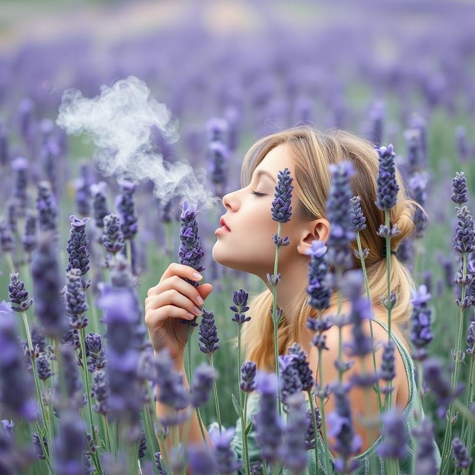 Dream : Smelling lavender in a dream