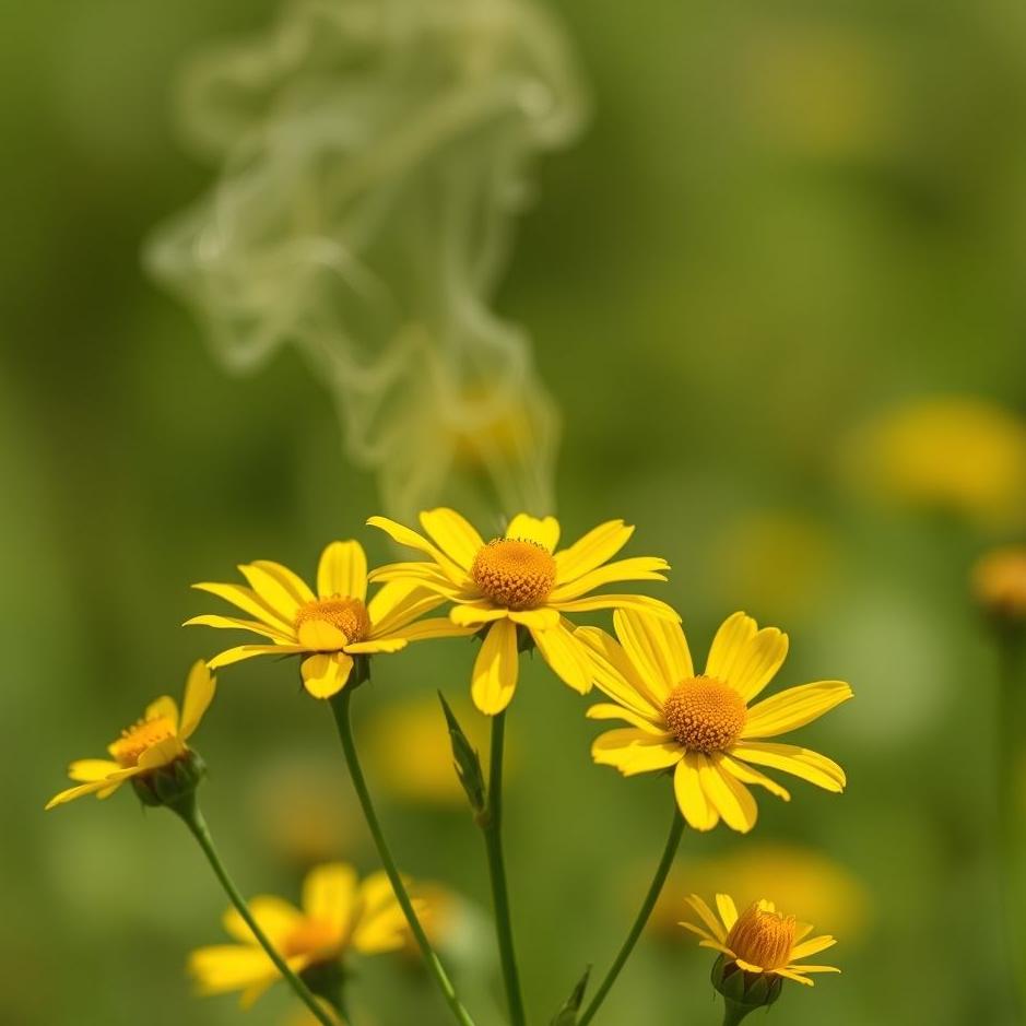 Dream : Smelling yellow flowers in a dream