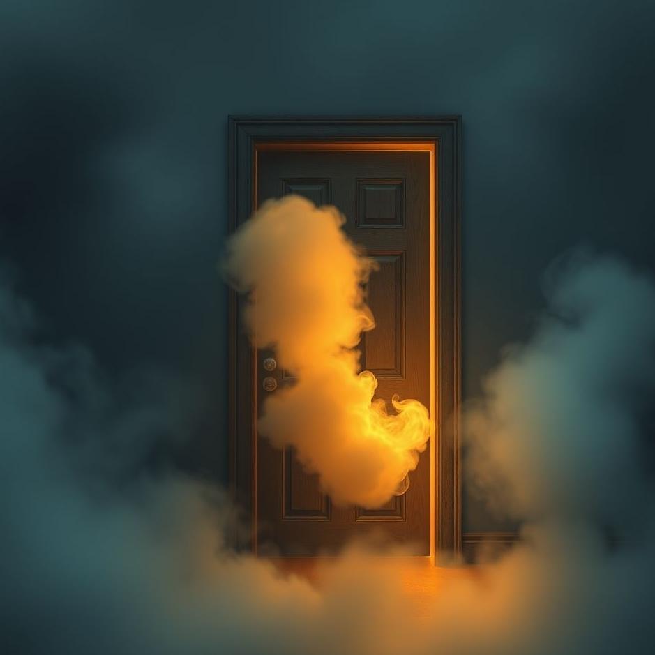 Dream : Smoke coming out of the door in a dream