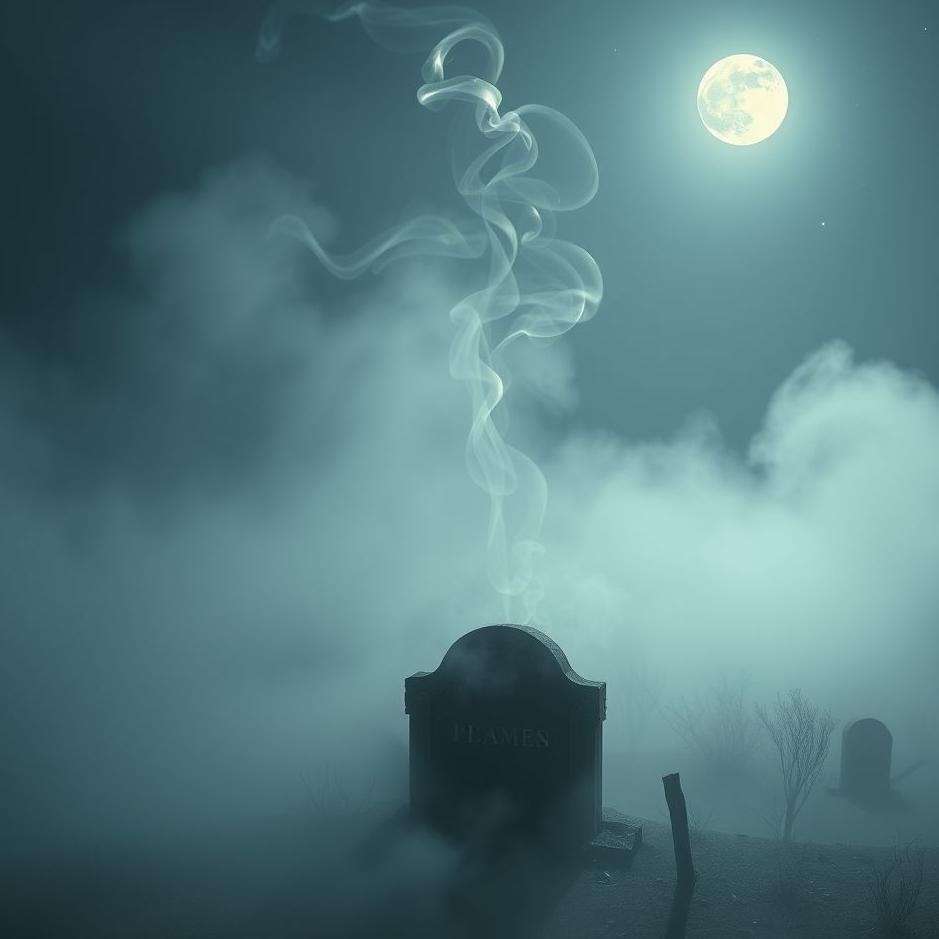 Dream : Smoke in a grave in a dream