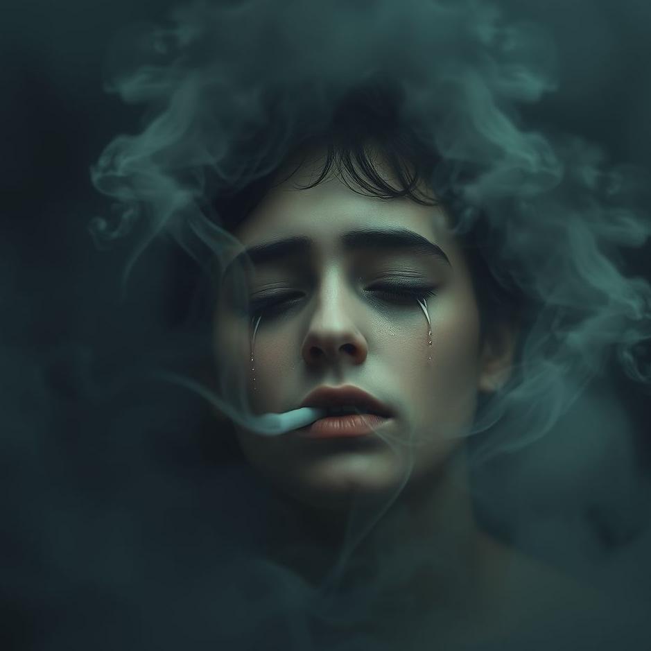 Dream : Smoking and crying in a dream