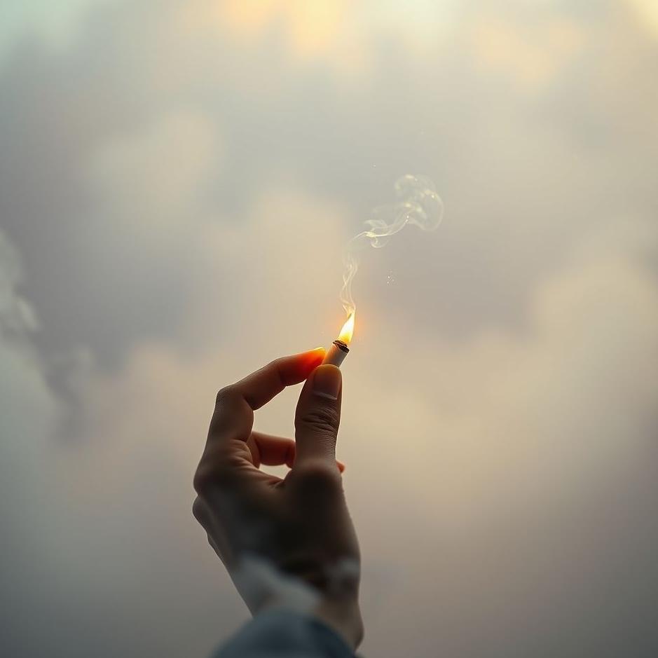 Dream : Smoking and extinguishing a cigarette in a dream