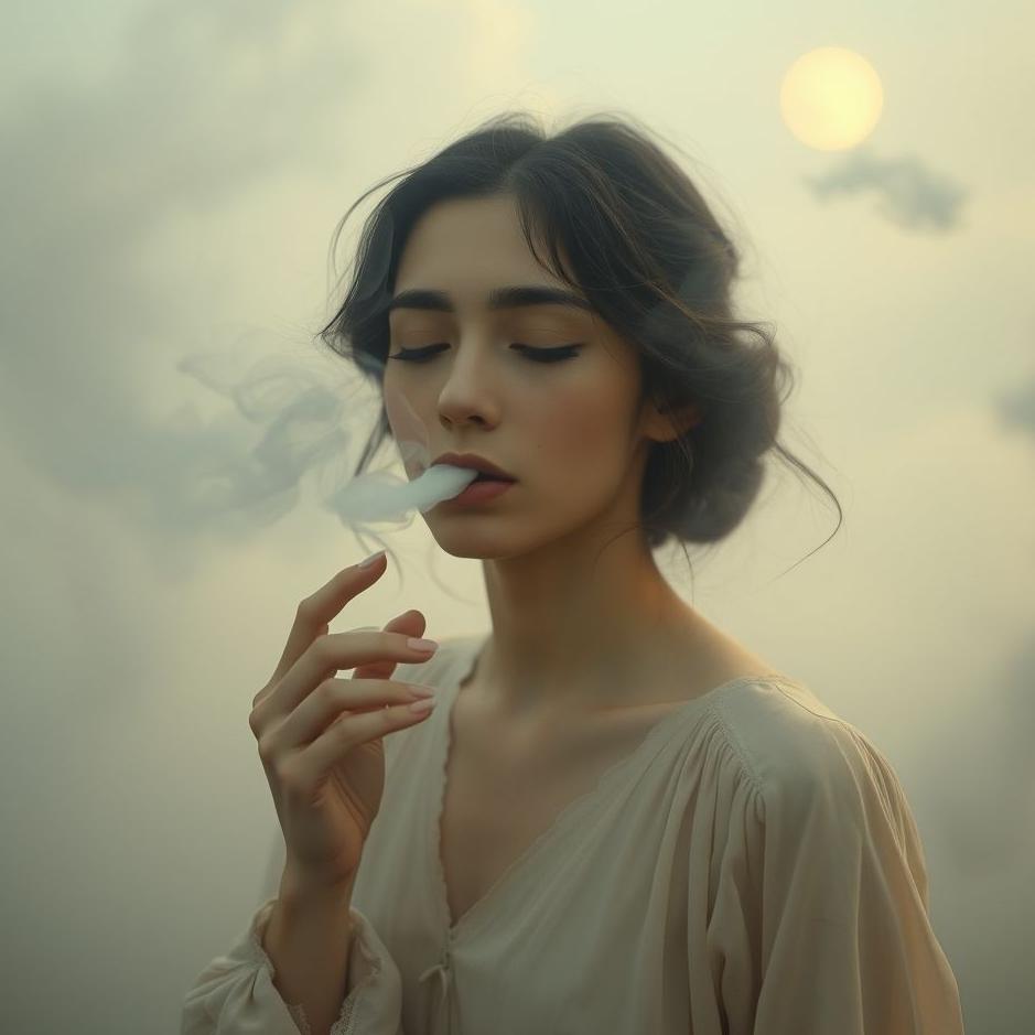 Dream : Smoking mother in a dream