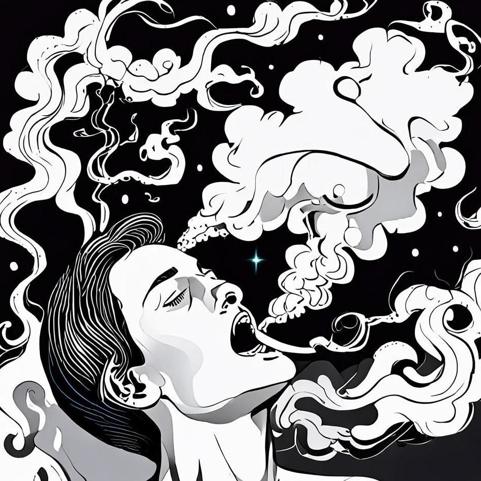 Dream : Smoking on the mouth in the dream