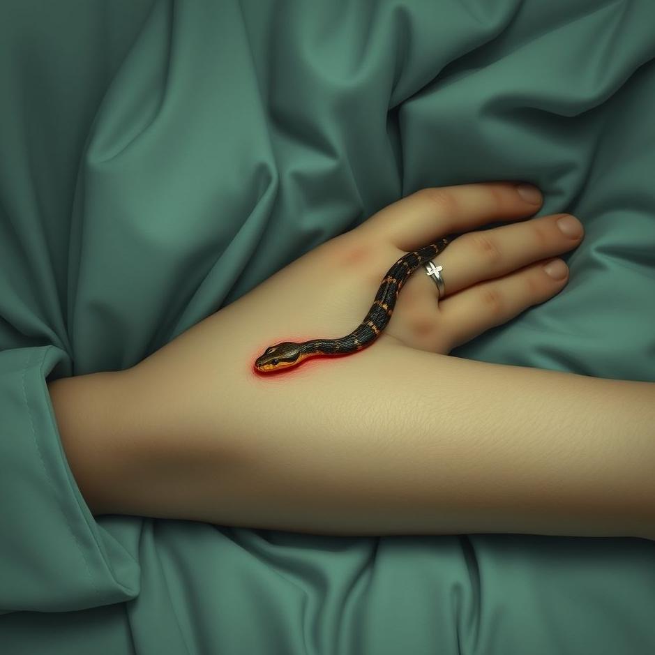 Dream : Snake bite on the right arm in a dream