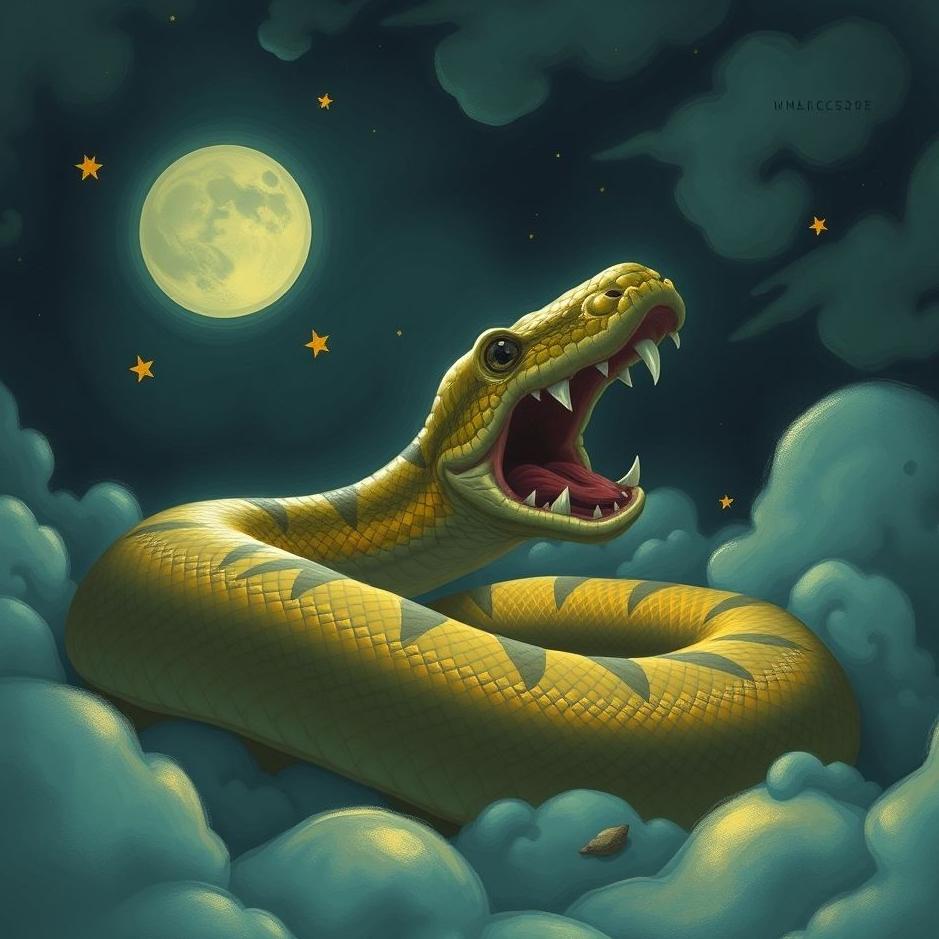 Dream : Snake biting you in a dream