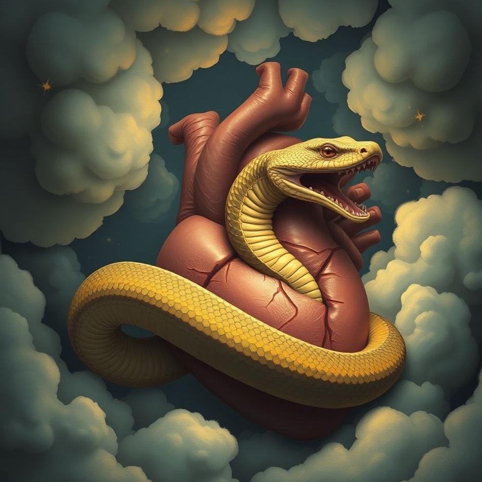 Dream : Snake coming out of your heart in a dream