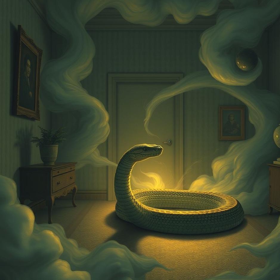 Dream : Snake entering a room in a dream
