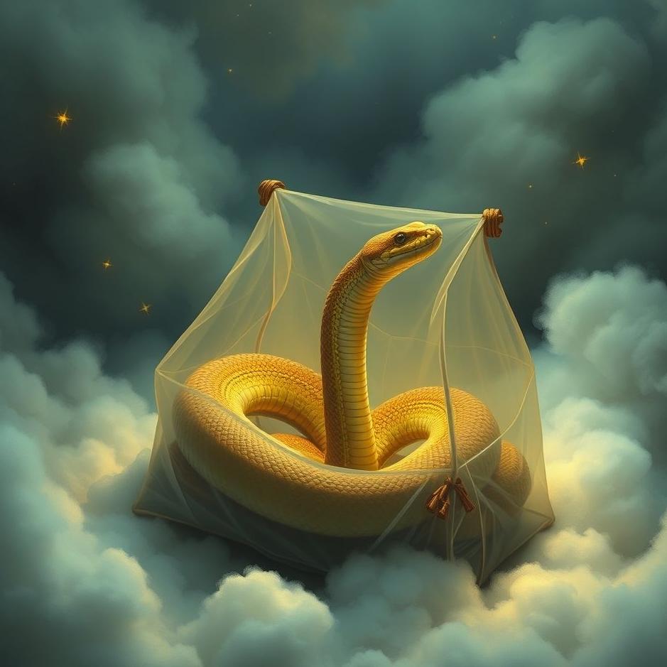 Dream : Snake in a bag in a dream