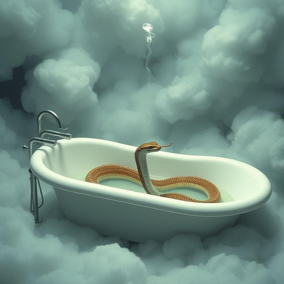 Dream : Snake in a bathtub in a dream