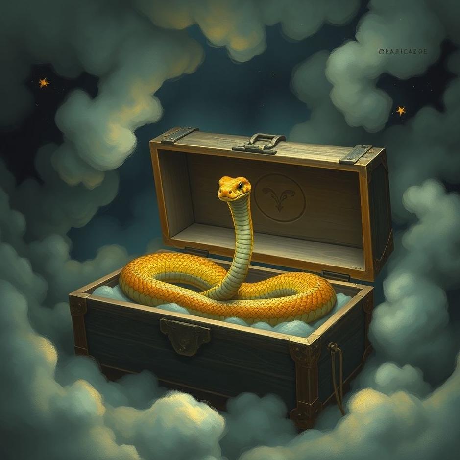 Dream : Snake in a chest in a dream
