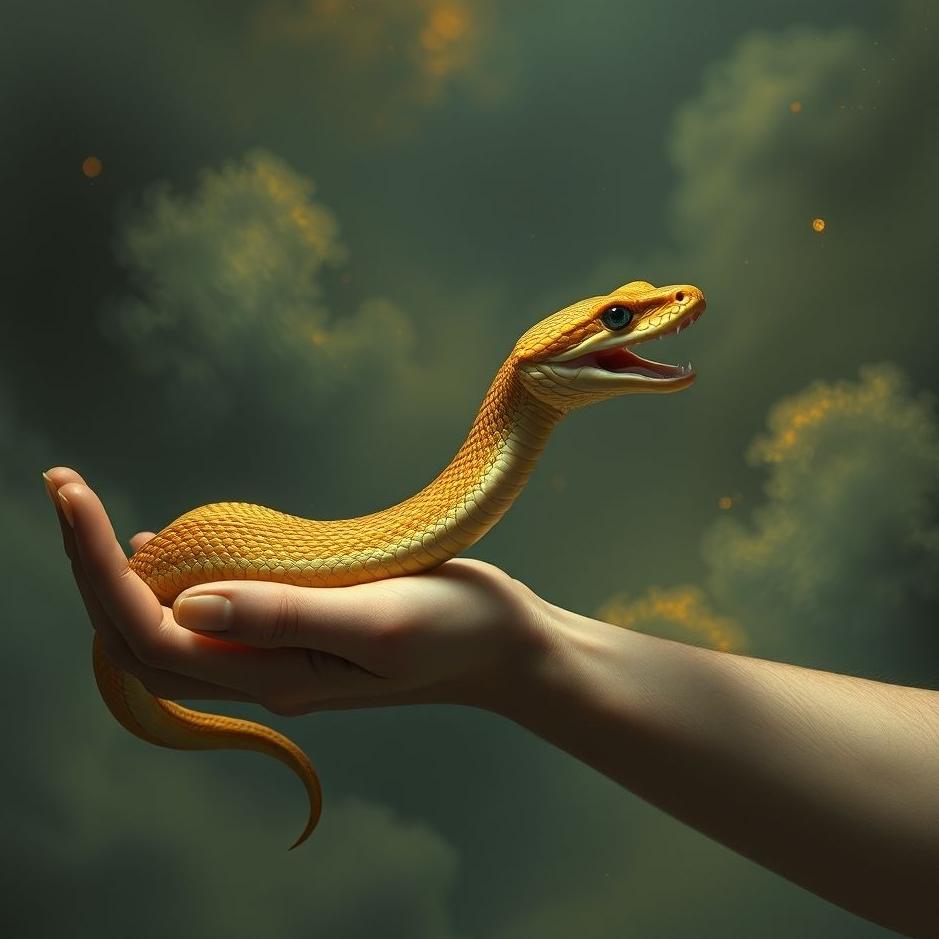 Dream : Snake in one's arm in a dream