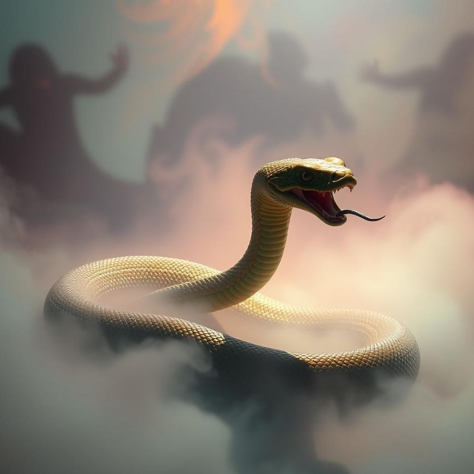 Dream : Snake making noise in a dream