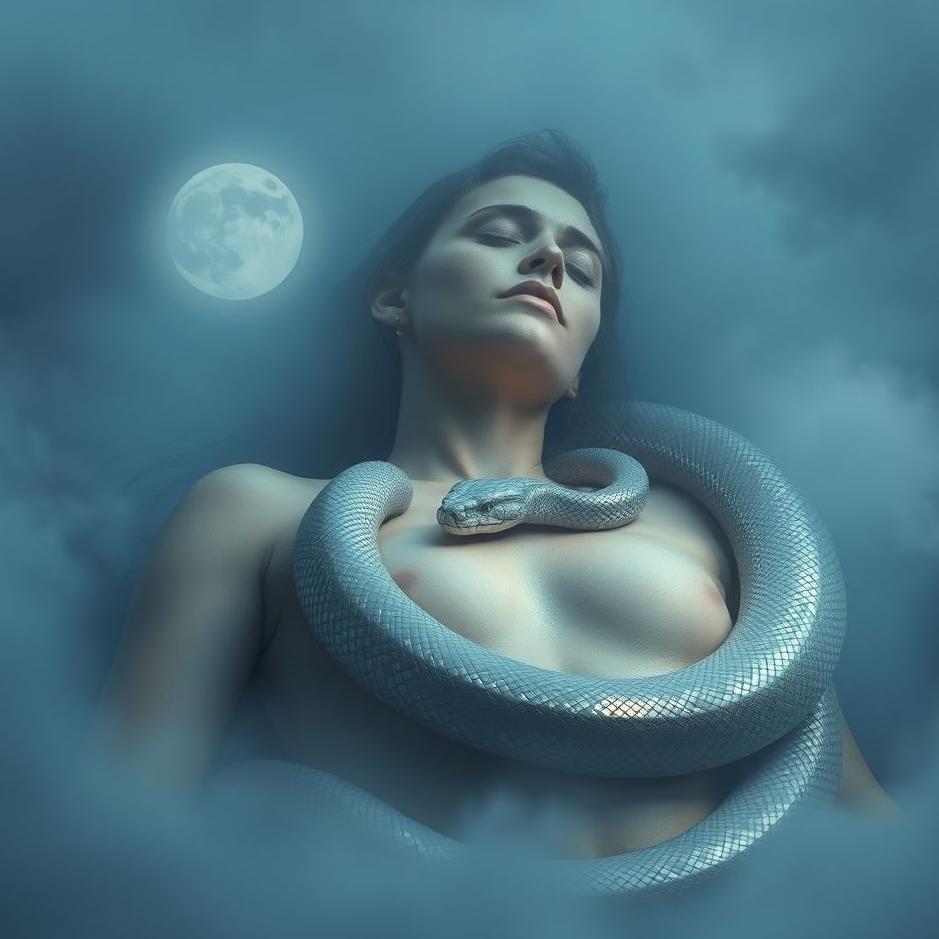 Dream : Snake on oneself in a dream